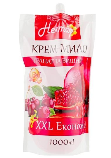 Нектар крем-мило дой-пак 1000мл гранат і вишня